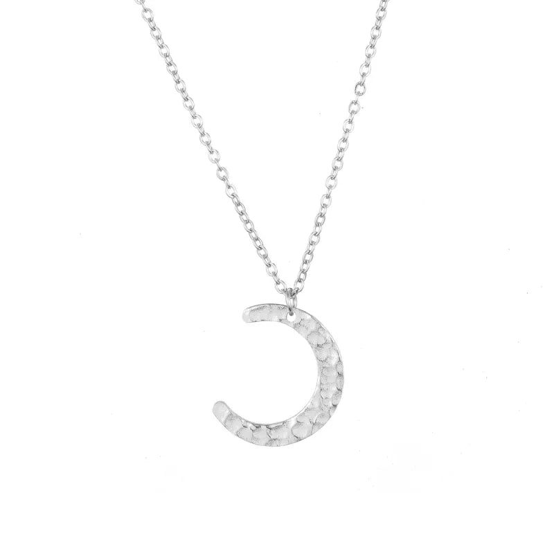 Moon Pendant Necklace – European & American Style