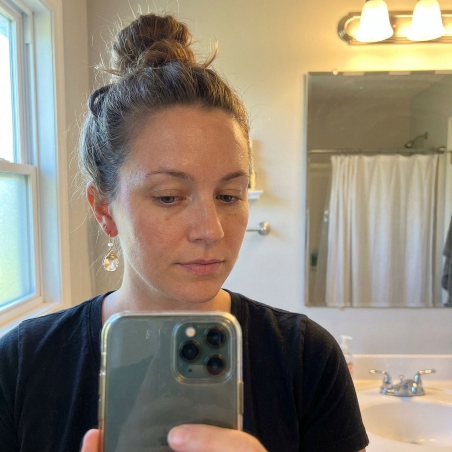 Vintage Barroque Pearl Drop Earrings