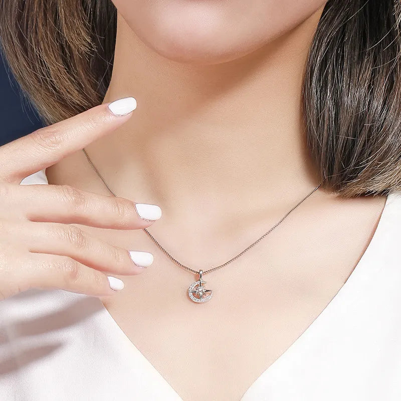 Star Moon Jewelry Necklace