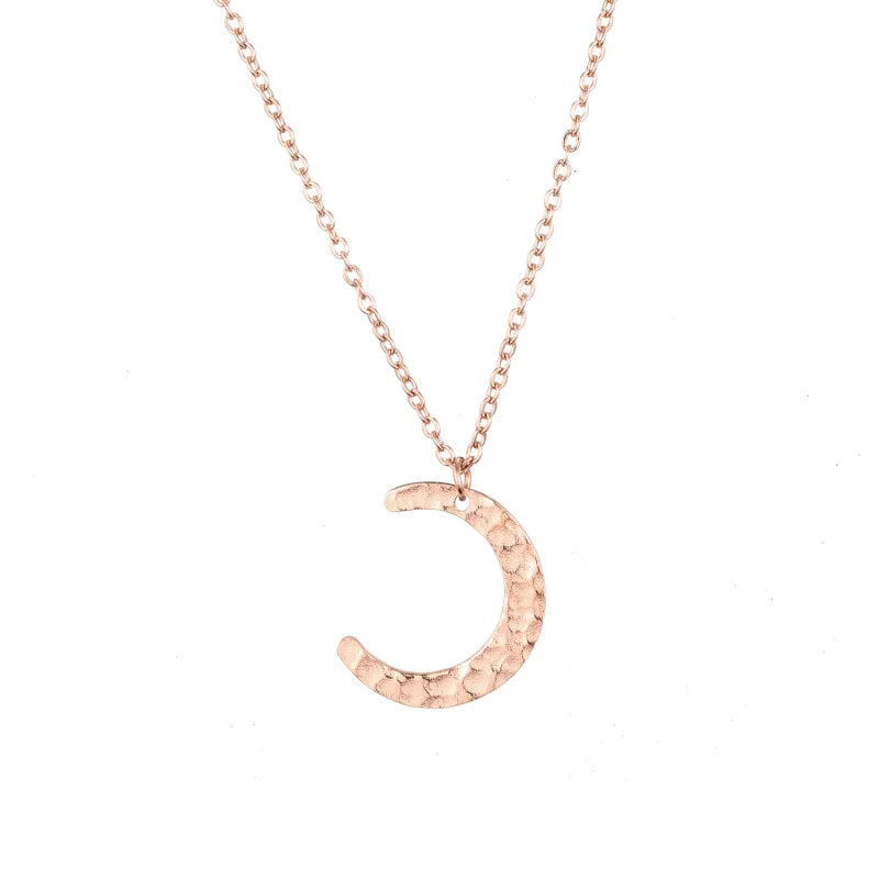 Moon Pendant Necklace – European & American Style
