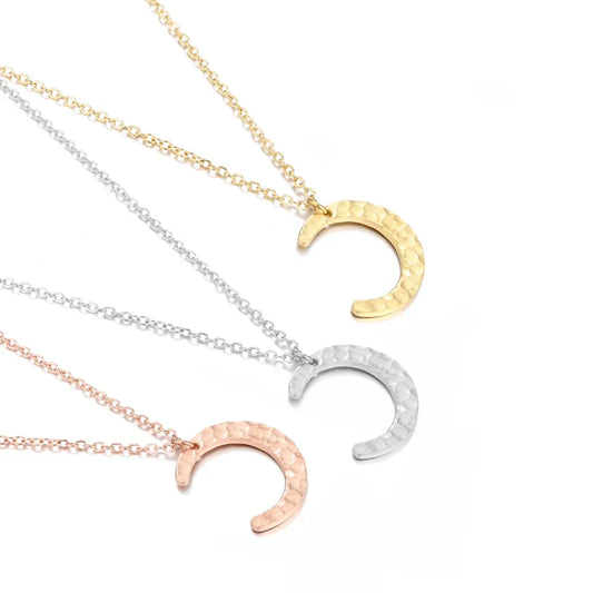 Moon Pendant Necklace – European & American Style