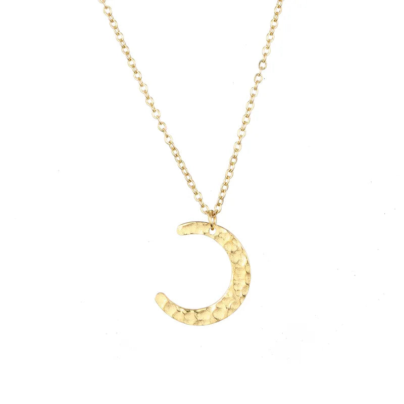 Moon Pendant Necklace – European & American Style
