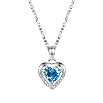 Heart Sparkling Pendant Necklace