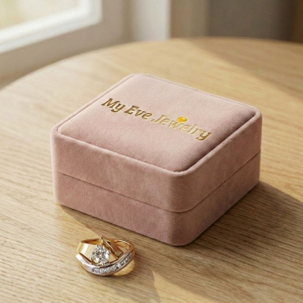 Vintage Irregular Gold & Silver Zirconia Ring