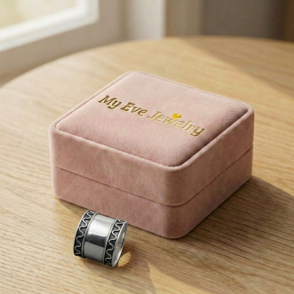 Vintage Silvered Form Ring