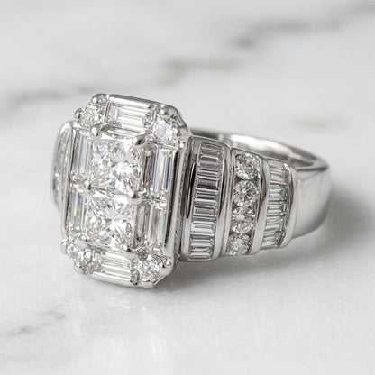 Vintage Bright Silver Ring