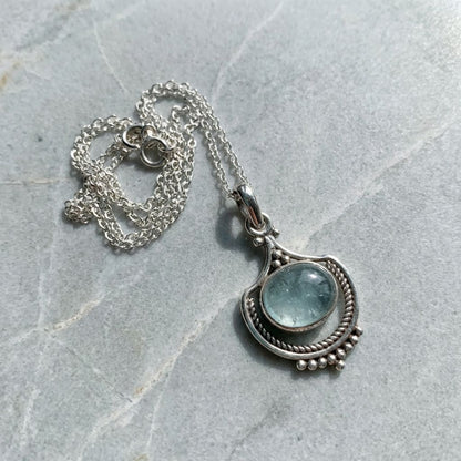 Vintage Green Stone Necklace