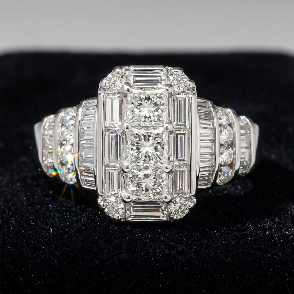 Vintage Bright Silver Ring