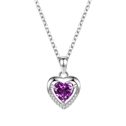 Heart Sparkling Pendant Necklace
